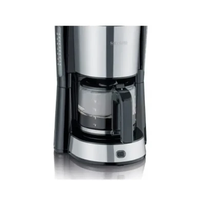 Afbeelding van Severin KA 4823, Filterkoffiezetapparaat, 1,25 l, Gemalen koffie, 1000 W, Zwart, Roestvrijstaal