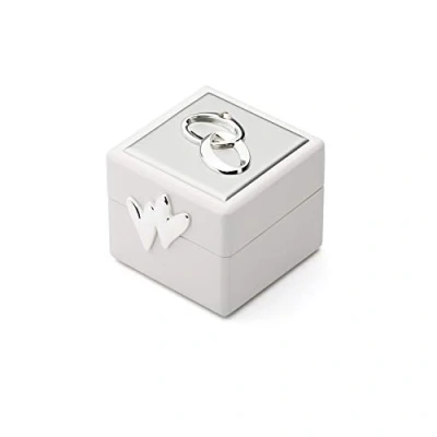 Afbeelding van Zilverstad Wedding ring box with icon sp/l