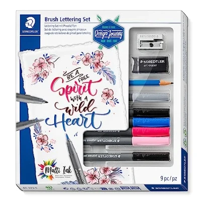 Afbeelding van Design journey brush lettering set