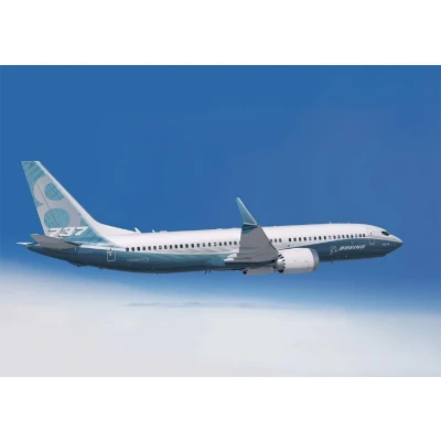 Afbeelding van Zvezda Other License 500787026 1:144 Boeing 737 8 Max, modelbouw, model op voet, vrije tijd, knutselen, kunststof bouwset, 7026, ongelakt