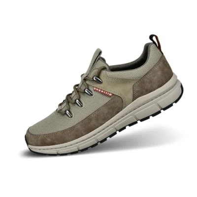 Afbeelding van bugatti Sneakers laag, Heren, Maat: 44, Beige/taupe Textiel/ synthetisch