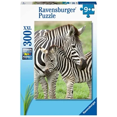 Image de Puzzle Ravensburger Zèbres, 300 pièces XXL