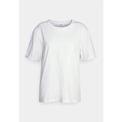Afbeelding van Moss Copenhagen Terina TEE Tshirt basic, Dames, Maat: M/L, Bright white