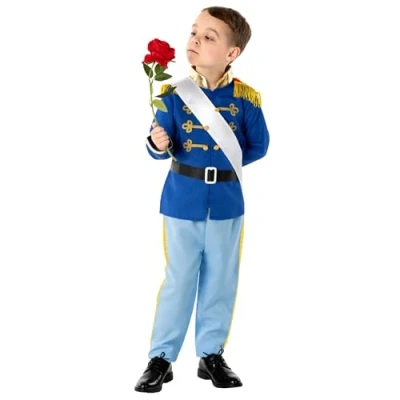 Afbeelding van Fun Shack prins kostuum voor jongens, kinderen, charmante sprookjes en legendes, Halloween maat S