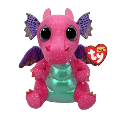 Afbeelding van Ty Beanie Boo Spitfire Pink Dragon 15 cm