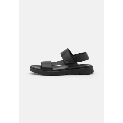 Afbeelding van Geox XAND 2S Sandalen, Heren, Maat: 43, Black Leer