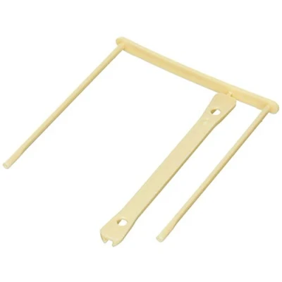 Afbeelding van Fast Set van 100 beige kunststof archiefbinders voor standaarddocumenten