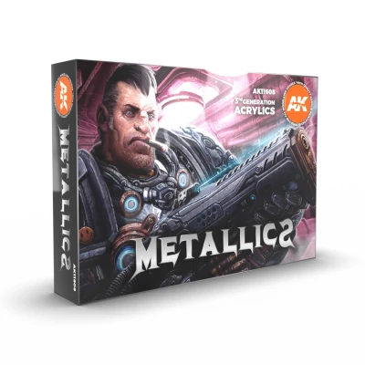 Afbeelding van AK interactive Metallics Set 6 colors 17ml AK11608
