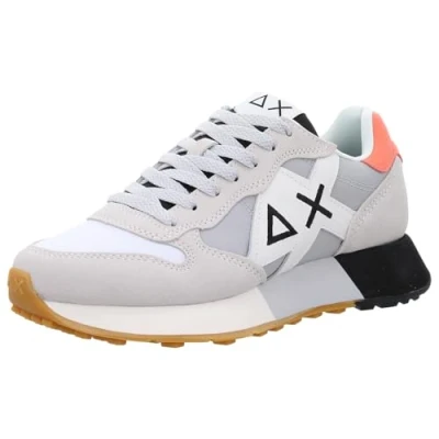 Afbeelding van Sun68 JAKI Sneakers laag, Heren, Maat: 46, Grigio Leer en textiel