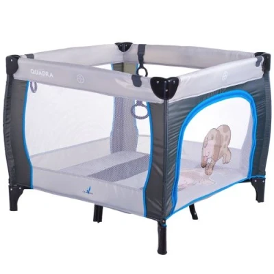 Image de QUADRA Parc bébé de voyage pliant 0 à 15 kg Gris