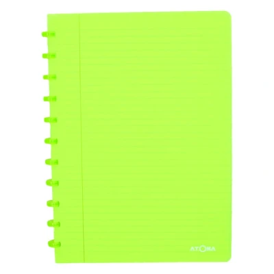 Image de Atoma Trendy cahier ligné A4 72 feuilles vert transparent