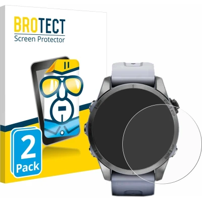 Afbeelding van BROTECT Screenprotector voor Garmin Fenix 7S (42 mm) Folie Beschermfolie transparant (2 Stuks)