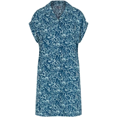 Afbeelding van Triumph dames Nachthemd met bloemenprint in de kleur Blauw, maat: 38