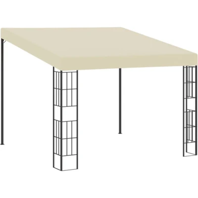 Afbeelding van Wandprieel 3x3 m stof crèmekleurig