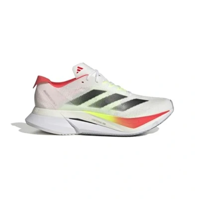 Afbeelding van adidas Performance Adizero Boston 12 Hardloopschoenen voor op de weg, Dames, Maat: 36, Cloud white/core black/lucid red Textiel/ synthetisch
