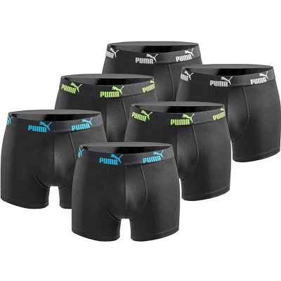 Afbeelding van PUMA Set van 6 boxershorts voor heren, limited edition, zwart