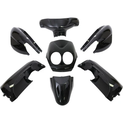 Afbeelding van Plaatset Yamaha neo&#039;s vanaf bj. 2008 2 takt en 4 model 9 delig zwart metallic