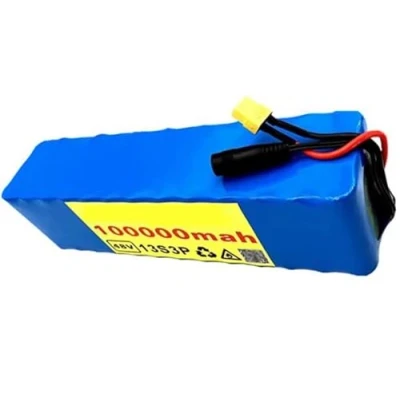 Afbeelding van elektrische fiets batterij 48 V 100 Ah lithium 13S3P oplaadbare Li ion 48V accu e bike scooter XT60 Plug