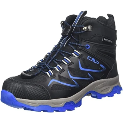 Afbeelding van CMP Byne Mid Wp Hardloopschoenen voor kinderen, uniseks, Nero Royal