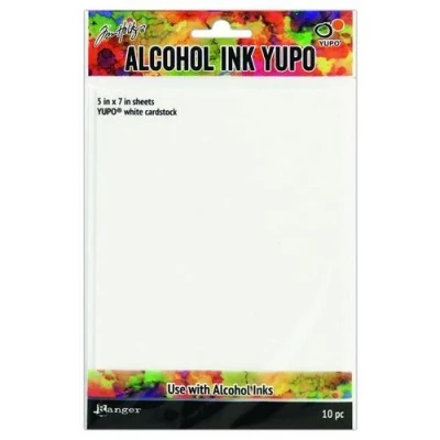 Afbeelding van Ranger Alcohol Ink Yupo Paper White 10 vel TAC49715