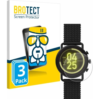 Afbeelding van BROTECT AirGlass kogelwerende glasfolie, Smartwatch beschermfolie, Transparant