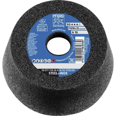 Afbeelding van PFERD 63418222 Schuurpan 50 ETT 110 20 A 16 SG STEELOX Diameter: mm 2 stuk(s)