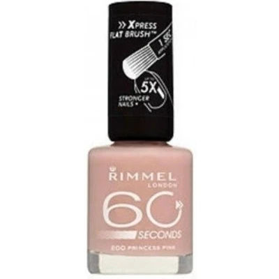 Afbeelding van Rimmel 60 Seconds Super Shine Nagellak 200 Princess Pink