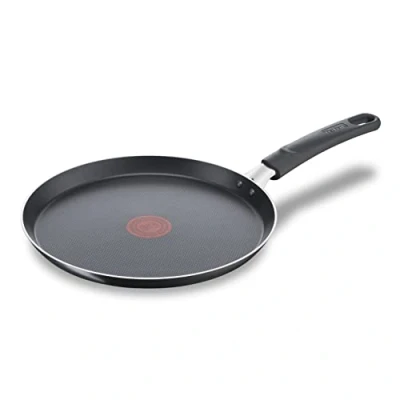 Afbeelding van Tefal Day By On Crêpe pan, 25 cm, resistente anti aanbaklaag, voor alle warmtebronnen behalve inductie, thermische signaalfunctie, gemakkelijk te reinigen, geproduceerd in Frankrijk B56410AZ