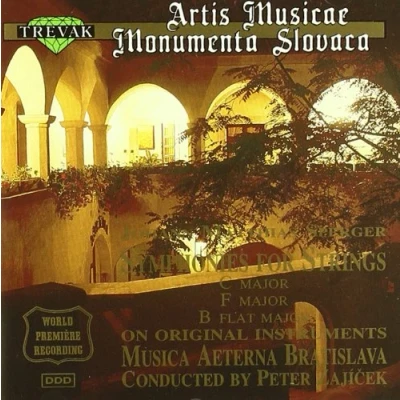 Afbeelding van 1 CD JOHANN MATTHIAS SPERGER SYMPHONIES FOR STRINGS MUSICA AETERNA BRATISLAVA / PETER ZAJICEK