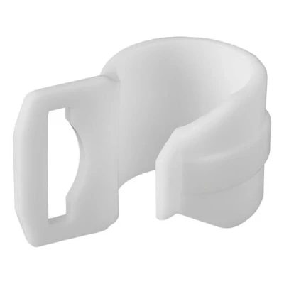 Afbeelding van Pro Plus Tentclip met Sleuf Kunststof Geschikt voor Buis Ø 20 t/m 25 mm Wit