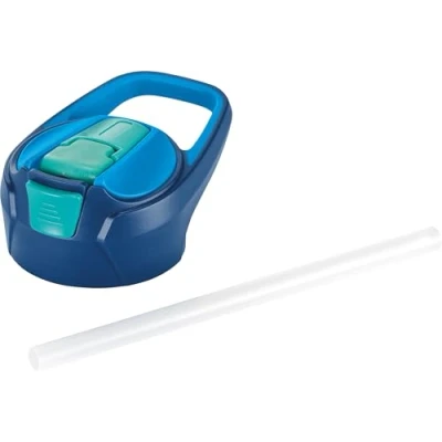 Image de MAPED Picnik Capuchon de Rechange Bleu pour Gourde en Plastique avec Paille Compatible 580ml et 430ml