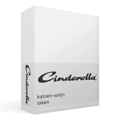 Image de drap Blanc 240x270 cm Satin coton Cinderella