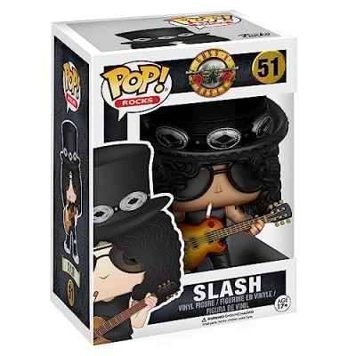 Afbeelding van Funko Pop! Rocks: Music Guns N Roses Slash Vinyl Figuur om te verzamelen Cadeau idee Officiële Producten Speelgoed voor Kinderen en Volwassenen Muziekfans