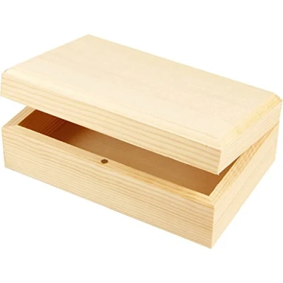 Afbeelding van Sieradendoos Creotime 14x9x5cm hout