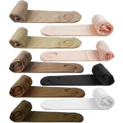 Afbeelding van DANCEYOU Danspanty voor meisjes, dames, klassiek, converteerbaar, ballet, yoga, gymnastiek, 70 denier