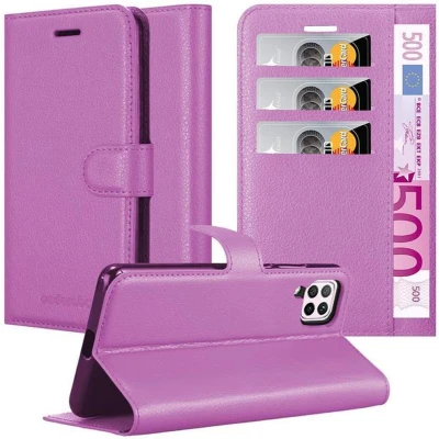 Afbeelding van Cadorabo Hoesje geschikt voor Huawei NOVA 6 SE / P40 LITE 7i in MANGAAN PAARS Beschermhoes met magnetische sluiting, standfunctie en kaartvakje Book Case Cover Etui