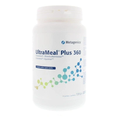 Afbeelding van Metagenics Ultra meal plus 360 vanille 728 gram