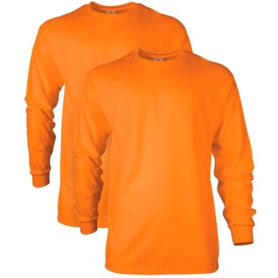 Afbeelding van GILDAN T shirt voor heren (2 stuks), Veiligheidsoranje stuks)