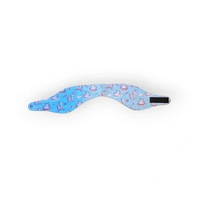 Afbeelding van Horend Goed zwemmen hoofdband eenhoorn licht blauw