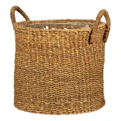 Afbeelding van Scheurich Zeegras 23, plantenmand met handgrepen van zeegras, kleur: groef, diameter 24 cm, hoogte 20 inhoud: 7,5 liter