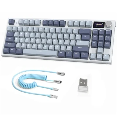 Afbeelding van ATTACK SHARK K86 gaming toetsenbord blauw