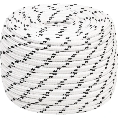 Afbeelding van Boottouw gevlochten 3 mm x 250 m polyester wit