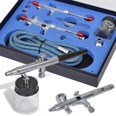 Afbeelding van Airbrush set met 2 pistolen