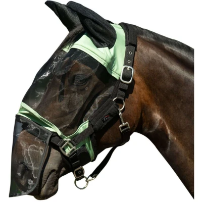 Afbeelding van HKM Vliegenmasker Premium Met Neusnetje Jade Mini Shetland Agradi.be