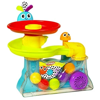 Afbeelding van Playskool Busy Ball ballenbaan, speelgoed met 5 ballen voor baby’s vanaf 9 maanden (exclusief bij Amazon)