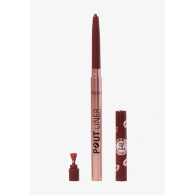 Afbeelding van Revolution Beauty, Plumping Pout Bomb potlood, langdurig, vorm en hydrateert met hyaluronzuur vitamine E, veganistisch dierproefvrij, warmbruin koekje