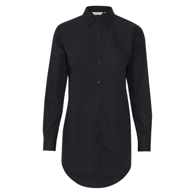 Afbeelding van b.young Bygamze Overhemdblouse, Dames, Maat: 38, Black