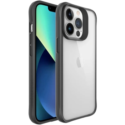 Afbeelding van iMoshion Hoesje Geschikt voor iPhone 13 Pro Max Rugged Hybrid Case Zwart / Transparant