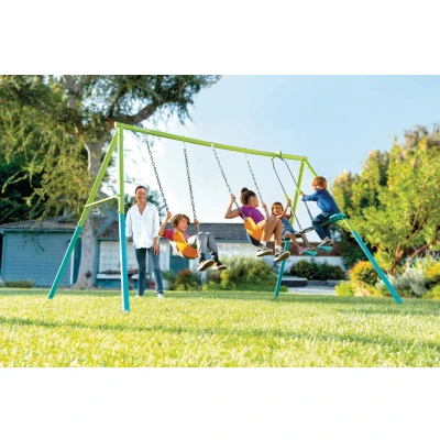 Afbeelding van Intex 44121 Schommelset 343X254X211 Cm Blauw/Groen/Oranje