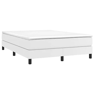 Image de vidaXL Cadre de lit sans matelas blanc 140x200 cm similicuir3120701